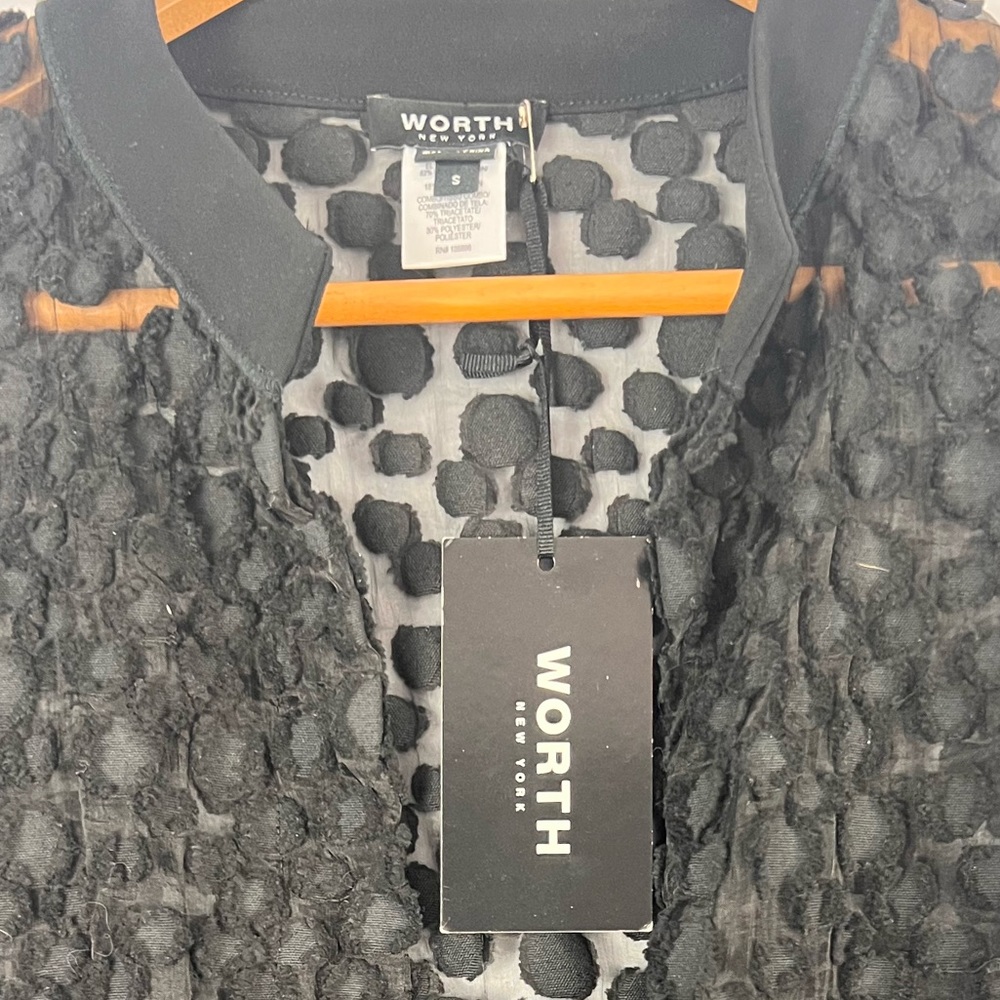 Worth New York Bomber Tie Waist Jacket - Picture 3 of 6